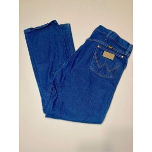 Wrangler Jeans Mens 40x32‎ Cowboy Cut Classic Fit Blue Denim A203 Western A46